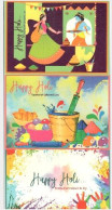 India 2025 HOLI FESTIVAL SET OF 6 Mint/Blank PPC Maxim/Picture Post Cards ISSUED BY INDIA POST As Per Scan - Briefe U. Dokumente