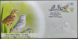 India 2021 WORLD SPARROW DAY Special Cover   As Per Scan - Briefe U. Dokumente