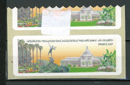 BT4-1 Timbres De Distributeur 2 Vignettes Variété De Piquage Et Dentelé Tarbes 2009 - 1999-2009 Vignettes Illustrées