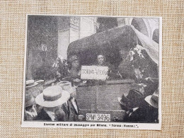 Delcampe - Milano Nel 1915 Un Passaggio Di Un Camion Militare WW1 Prima Guerra Mondiale - Autres & Non Classés