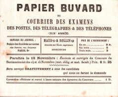 L1603 - BUVARD - COURRIER Des EXAMENS - NAUD & ROLLIN - Palais Des Sociétés Savantes - Lot De 2 Buvard - E