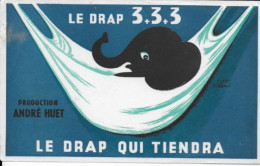 BUVARD Neuf ANNES  50's  DRAP 3 3 3 ANDRE  HUET - Kleding & Textiel