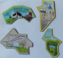 Lot De 4 Aimants Le Gaulois 03 18 39 70  Magnet - Tourism
