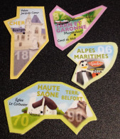 Lot De 4 Aimants Le Gaulois 06 18 70 82 Magnet - Tourism