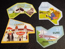 Lot De 4 Aimants Le Gaulois 27 40 70 89 Magnet - Tourism