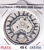 CR3754 MONEDA AUSTRALIA 5 DOLARES 2000 SYDNEY PLATA PROOF - Autres – Océanie
