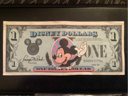 DISNEY DOLLARS MICKEY One Dollar - 1987 - Other & Unclassified