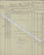 1836 LEMAIRE DELAPORTE ROUEN Rouenneries  Tissus  Indiennes Pour Llanas Fils Osseya Pyrénées Orientales V.SCANS - 1800 – 1899