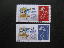 Nouvelle-Calédonie: TB Paire N° 1423 Et N° 1424: Timbres Autoadhésifs Du 22° Salon Des Collectionneurs 2022, Neufs XX . - Ongebruikt