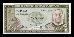 Tonga 1 Pa`anga Rey George Tupou IV 09.05.1985 Pick 19c Sc Unc - Tonga