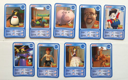 Lot 9 Cartes Auchan Disney Pixar - Toy Story - N° 78, 79, 82, 83, 84, 85, 87, 89, 90 - Disney