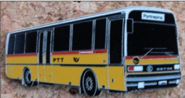 BUS POSTAL JAUNE - PONTRESINA - SETRA S 213 UL - PTT - SUISSE - POST SCHWEIZ - SVIZZERA - SWITZERLAND - CAR - SWISS-(12) - Mail Services