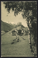 AK Tarasp, Blick Zum Schloss - Tarasp