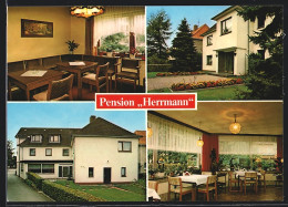 AK Bad Bramstedt, Pension Herrmann In Vier Ansichten - Bad Bramstedt