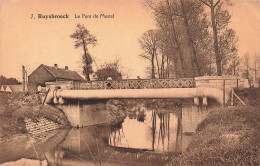 BELGIQUE - Ruysbroeck - Pont De Mastel - Animé - étang - Canalisation - Arbre - Edit J Bardyn - Carte Postale Ancienne - Sint-Pieters-Leeuw