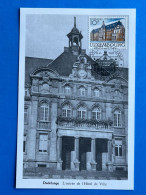 Luxembourg - Dudelange - L'entrée De L'Hôtel De Ville - Exposition Philathélique 1985 - Carte Maximum - Düdelingen