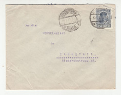 Luxembourg Letter Cover Posted 1927 B250301 - 1921-27 Charlotte Front Side