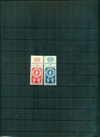 NATIONS UNIES N.Y. JOURNEE DES DROITS HUMAINS 2 VAL AVEC TABS  NEUFS A PARTIR DE 1 EURO - Neufs