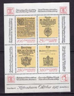 DANEMARK 1986 EXPOSITION PHILATELIQUE HAFNIA 87 BLOC  BF N° 6 NEUF** - Blocs-feuillets