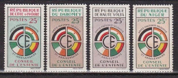1960 - Conseil De L' Entente  -  N° 191/157/91/110  - Neuf **- MNH - Non Classificati