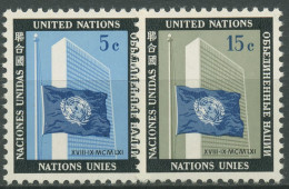 UNO New York 1962 Todestag Von Politiker Dag Hammarskjöld 118/19 Postfrisch - Neufs