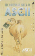 Télécarte JAPON / 110-011 - ANIMAL COMICS - CHAMEAU DROMADAIRE / ASC II - CAMEL JAPAN Phonecard - KAMEL - 346 - Autres & Non Classés
