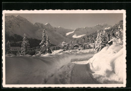 AK Arosa, Verschneiter Ort Mit Umgebung - Arosa