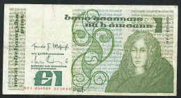 BILLET IRLANDE BILLET DE 1 LIVRE EMIS EN 1984 - HFI 034089 24/10/84  Laura4913 - Ireland