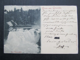AK Traunfall B. Gmunden  Ca. 1899 ///  D*61907 - Hallstatt