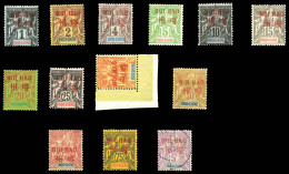 N°1/15, Série Complète (sf N°7 Et 14) (N°1 Sg Et 15 Obl), Les 13 Valeurs TTB (certificat)  Qualité: - Nuovi