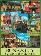 Irlande - Clare - Bunratty - Castle And Folk Park - Multivues - Ireland - Irlanda - CPM - Voir Scans Recto-Verso - Clare