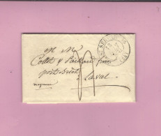 1832 St Servan  Ille Et Vilaine LAC Pour Port Brillet Laval Mayenne ADJUDICATION FOURNITURES DE FONTES - 1801-1848: Vorläufer XIX