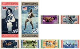 72591 MNH DOMINICANA 1958 26 JUEGOS OLIMPICOS VERANO ATLANTA 1996 - CENTENARIO DE LOS JUEGOS OLIMPICOS - Winter 1956: Cortina D'Ampezzo