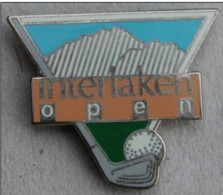 INTERLAKEN OPEN DE GOLF - BERN - SCHWEIZ - BERNE - SUISSE - SVIZZERA - SWITZERLAND - SWISS - BALLE - CLUB -  (VERT) - Golf