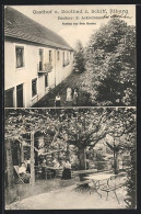 AK Möhlin, Riburg, Gasthof-Soolbad Zum Schiff E. Ackermann, Partien Aus Dem Garten Mit Gästen - Möhlin