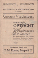 Zonhoven: WOII: Grootsch Vredesfeest 1945 (V3688) - Anciens