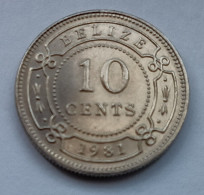 BELIZE  - 10 CENTS - 1981 - UNC - Belize