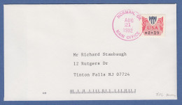 USA 1992 PMC Gard-ATM 0,29 $ Auf Inbetriebnahme-Brief NORMAN, OK  21.8.92 - Autres & Non Classés