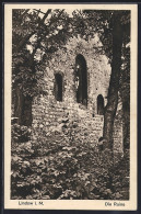 AK Lindow I. M., Blick Zur Ruine - Lindow