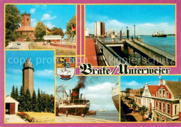 Brake Unterweser Ortsansichten Hafen Aussichtsturm - Brake
