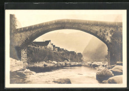 AK Bignasco, Flusspartie Mit Brücke - Bignasco