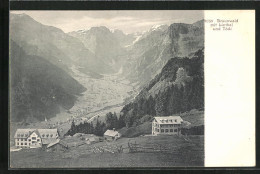 AK Braunwald, Ortsansicht Mit Linthal Und Tödi - Linthal