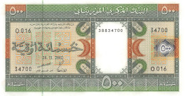 Mauritania 500 Ouguiya 2002 Unc Pn 8c - Mauritania