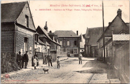 76 MESNIERES -  INTERIEUR DU VILLAGE POSTE TELEGRAPHE TELEPHONE - Mesnières-en-Bray