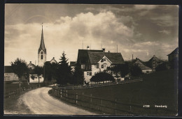 AK Hemberg, Strassenpartie Mit Kirche - Hemberg