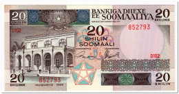 SOMALIA,20 SHILLINGS,1989,P.33d,AU - Somalia