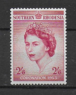 SOUTHERN RHODESIA 1st JUNE 1953 CORONATION SG 77 LMM   (21) - Zuid-Rhodesië (...-1964)