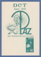 Brasil 1966 Folhinha Filatélica Weihnachten / Natal , Ungestempelt - Autres & Non Classés