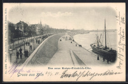 AK Köln, Das Neue Kaiser-Friedrich-Ufer - Koeln