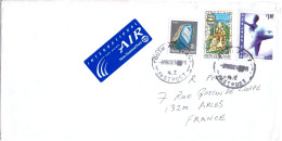 NEW ZEALAND 2002 AIRMAIL LETTER SENT TO ARCES - Covers & Documents